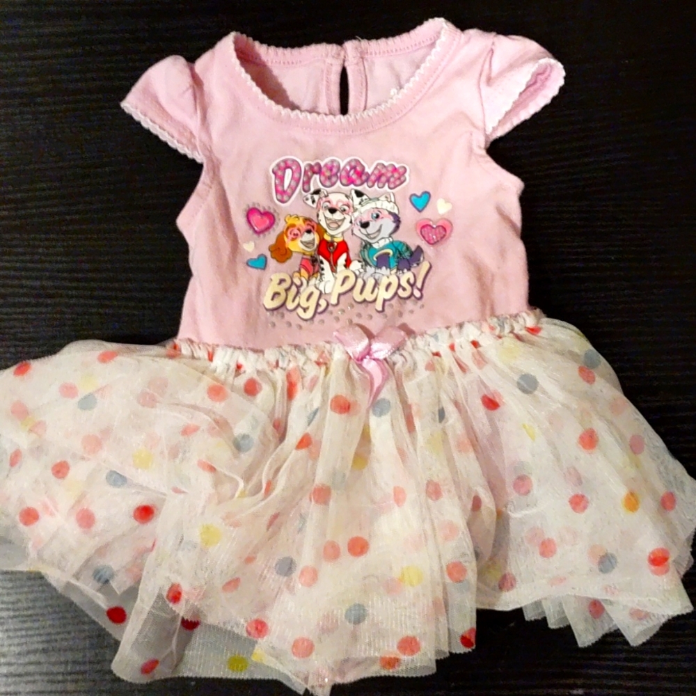 0/3M Paw Patrol Dress Onesie